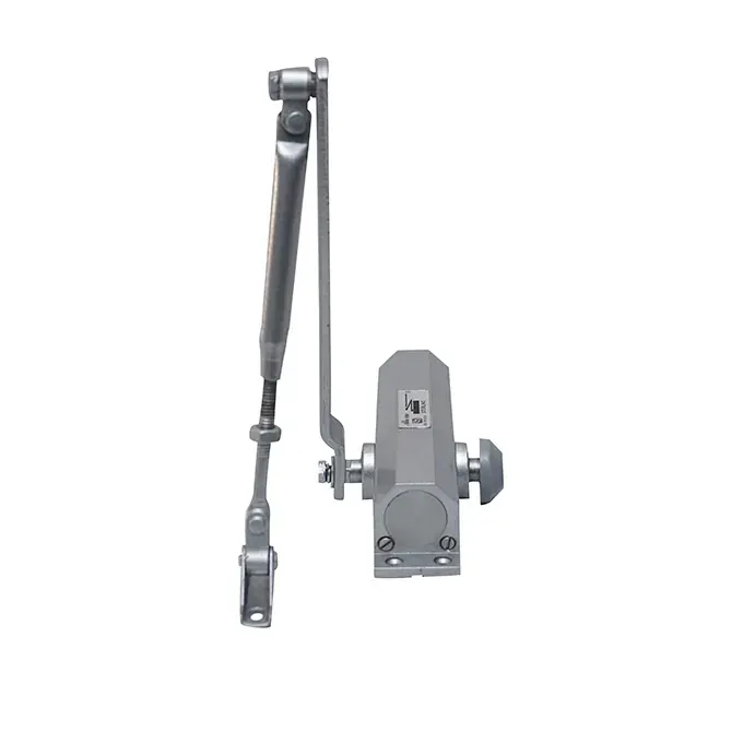 Sterling DC 1500 surface-mounted door closer in silver finish, view 3